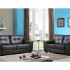 Driezits- En Tweezitsbank Van Leer Hazel - Bruin-Vente-unique Discount