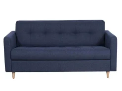 Driezits Express Bedbank Van Stof Ganoa - Blauw-Vente-unique New