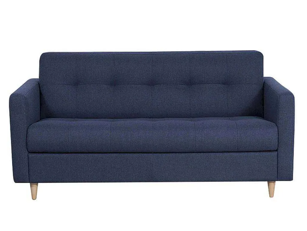 Driezits Express Bedbank Van Stof Ganoa - Blauw-Vente-unique New