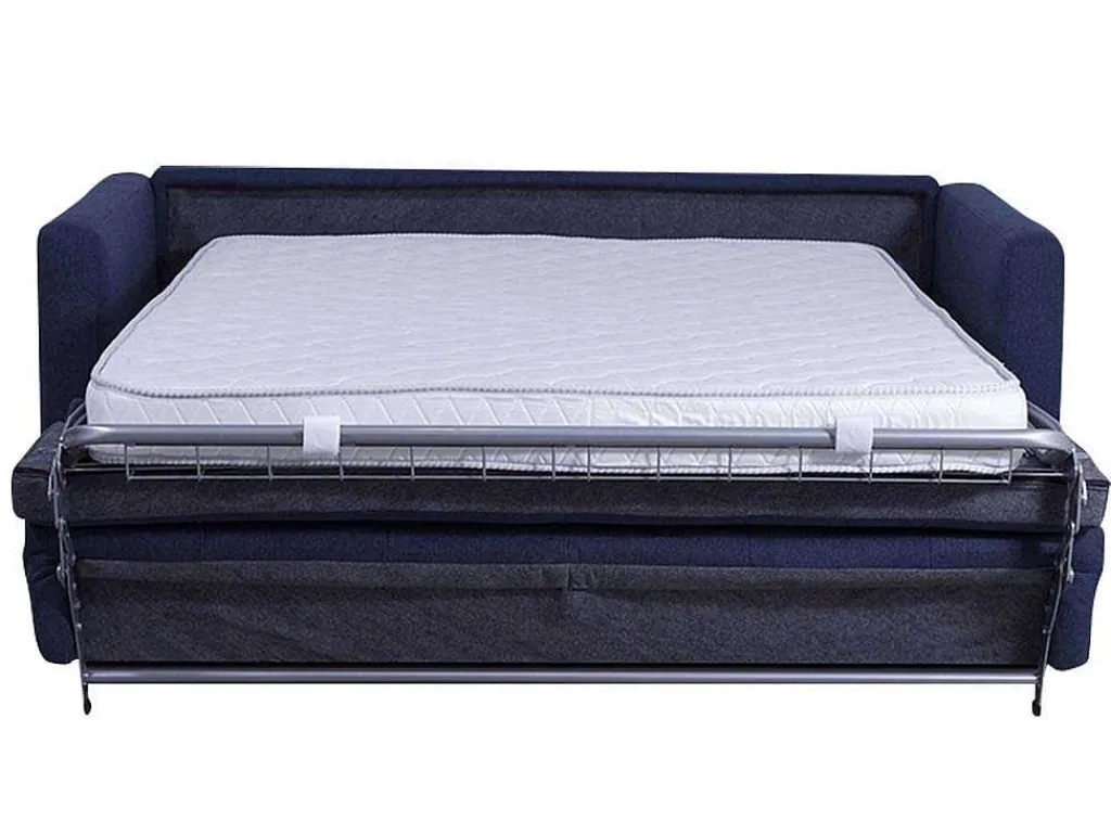 Driezits Express Bedbank Van Stof Ganoa - Blauw-Vente-unique New