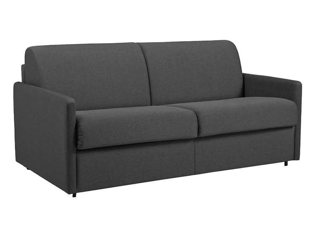 Driezits Express-Bedbank Van Stof Calife - Grijs-Vente-unique New