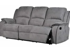 Driezits Relaxbank Microvezel Hernani - Grijs-Vente-unique