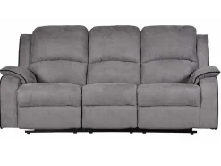 Driezits Relaxbank Microvezel Hernani - Grijs-Vente-unique