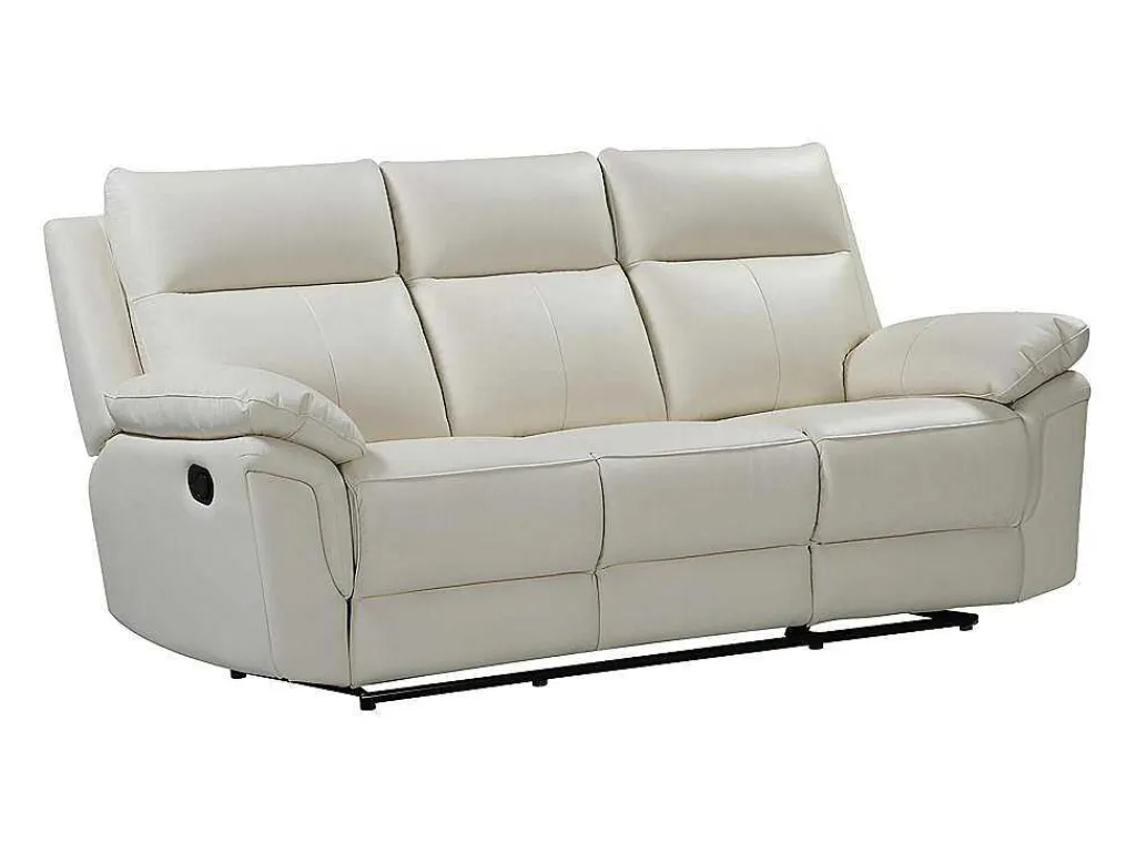 Driezits Relaxbank Van Buffelleer Pakita - Ivoor-Vente-unique Clearance