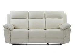 Driezits Relaxbank Van Buffelleer Pakita - Ivoor-Vente-unique Clearance