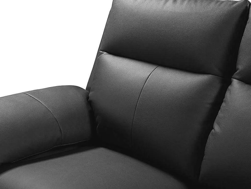 Driezits Relaxbank Van Buffelleer Pakita - Zwart-Vente-unique Hot