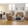 Driezits, Tweezits Relaxbank En Relaxfauteuil Van Microvezel Hernani - Grijs-Vente-unique Clearance