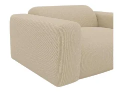 Driezitsbank En Fauteuil Van Beige Stof Met Textuur Pogni Van Maison Cephy-Maison Céphy Hot