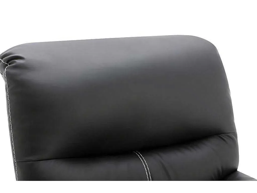 Driezitsbank En Relaxfauteuil Canby - Kunstleer - Zwart-Vente-unique Sale