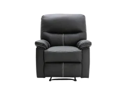 Driezitsbank En Relaxfauteuil Canby - Kunstleer - Zwart-Vente-unique Sale