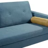 Driezitsbank Tatum Van Stof - Blauw-Vente-unique New