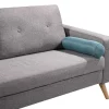 Driezitsbank Tatum Van Stof - Grijs-Vente-unique Online