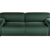 Driezitsbank Van Groen Velours Otrano-Vente-unique Discount