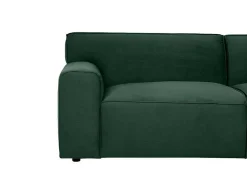 Driezitsbank Van Groen Velours Otrano-Vente-unique Discount