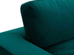 Driezitsbank Van Smaragdgroen Velours Amaury-Vente-unique Discount