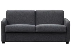 Driezits-Expressbedbank Van Stof Tomaka - Antraciet-Vente-unique Outlet