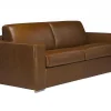 Driezits-Slaapbank 100% Buffelleer Delectea Ii - Kleur: Vintage Karamel-LINEA SOFA Hot