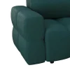 Driezitsslaapbank Van Blauwgroene Bouclestof Issoro-Vente-unique Discount