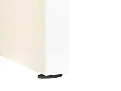 Dubbele Schuifdeur - 2 X H205 X L83 Cm - Mdf + Wit Pvc - Varin-Vente-unique Clearance