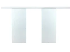 Dubbele Schuifdeur In Opbouw - H205 X L166 Cm - Gehard Glas - Alina-Vente-unique Online