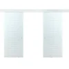 Dubbelwandige Schuifdeur - H205 X L166Cm - Gehard Glas - Astana-Vente-unique Discount