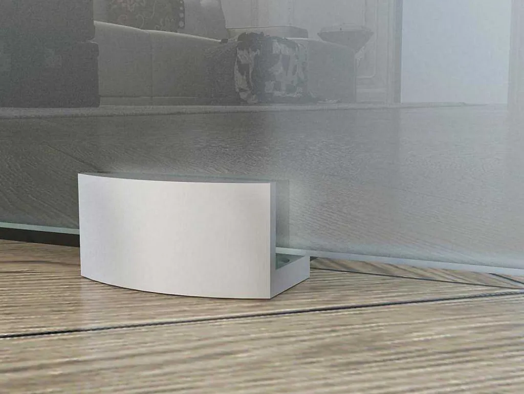 Dubbelwandige Schuifdeur - H205 X L166Cm - Gehard Glas - Astana-Vente-unique Discount