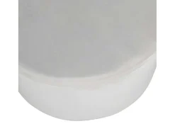 Dunken Poef, Hocker Met Opbergruimte O51Cm Velours Beige.-Venture Home Clearance