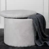 Dunken Poef, Hocker Met Opbergruimte O51Cm Teddystof Bruin.-Venture Home Hot
