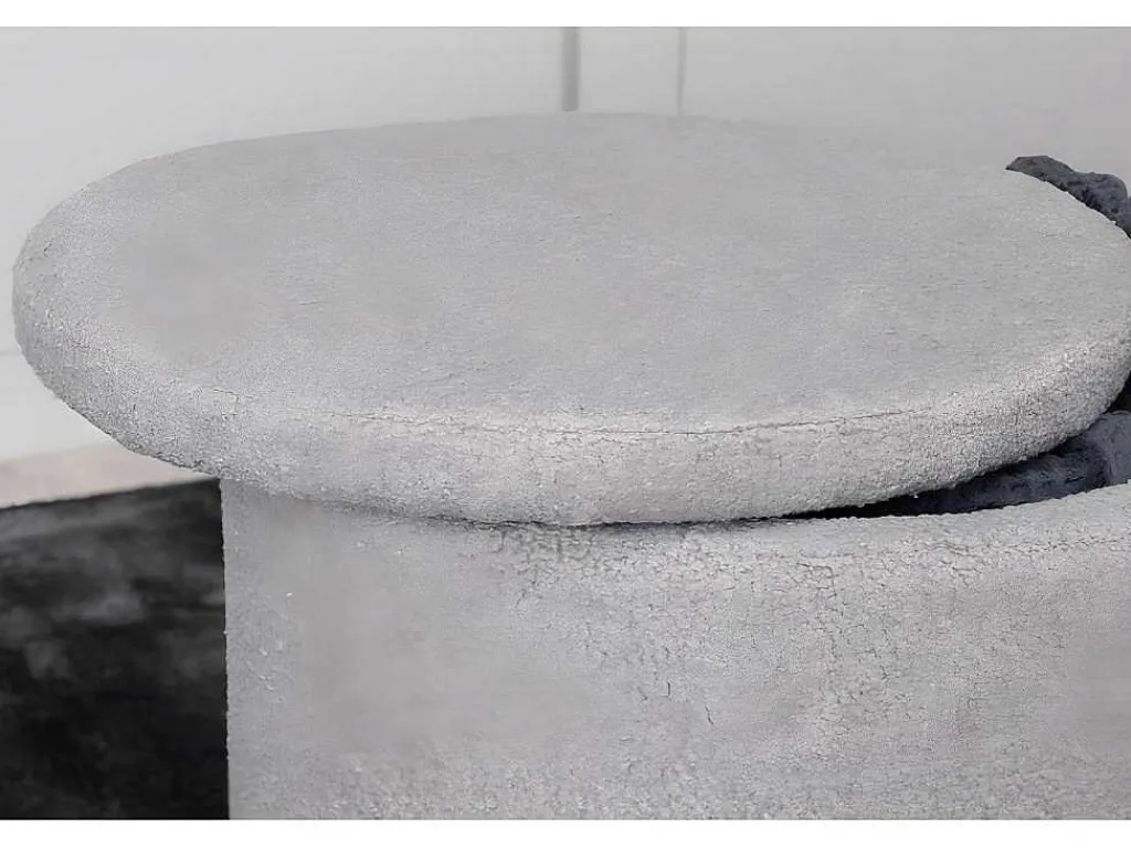Dunken Poef, Hocker Met Opbergruimte O51Cm Teddystof Bruin.-Venture Home Hot