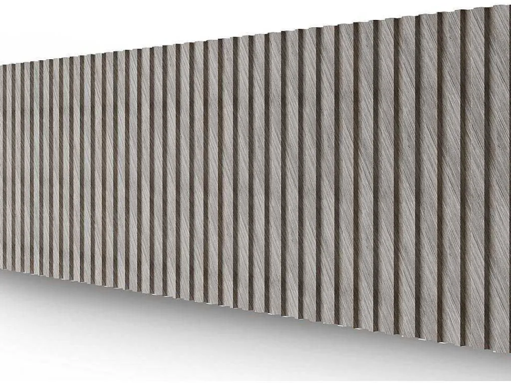 3D-Wandpaneel - 3,71 M - Grijs - Set Van 8 - Tatiana-Vente-unique Sale