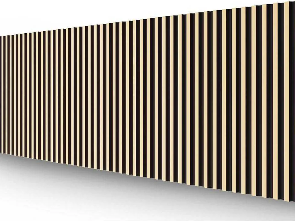 3D-Wandpaneel - 2,83 M - Zwart En Goudkleurig - Set Van 8 - Clinton-Vente-unique Outlet