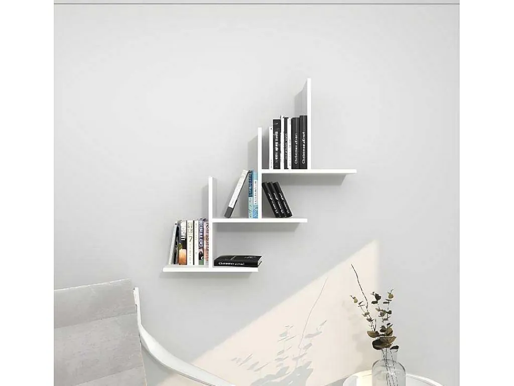 Eclipse Plank, Wit, 80X20X81,6 Cm, Epikasa-Homemania Discount