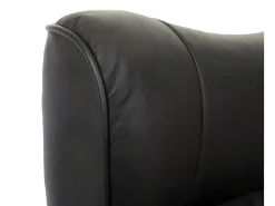Edmonton Fauteuil Met Kruk, Zwart, Honingkleurig-Vente-unique Discount