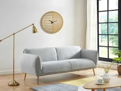 Eigentijdse Wandklok Bossifa - D. 40 Cm - Natuurlijke Kleur-OZAIA