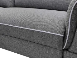 Elektrische Driezits Relaxbank Macari - Stof - Grijs-Vente-unique Hot