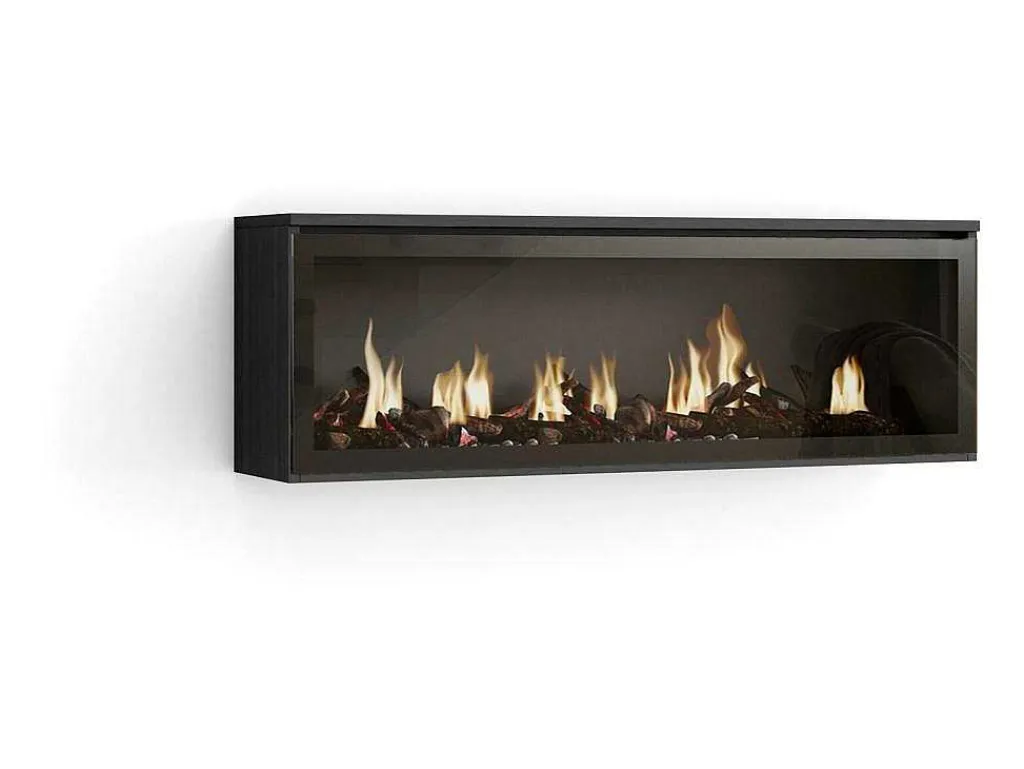 Elektrische Haard Led , 107X38X25Cm, Woonkamer - Eetkamer, Elektrische Haard, Zwart-Skraut Home Sale