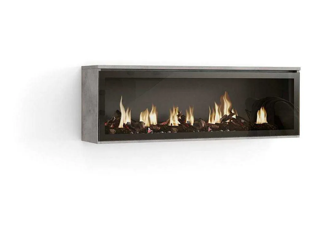 Elektrische Haard Led , 107X38X25Cm, Woonkamer - Eetkamer, Elektrische Haard, Cement-Skraut Home Online