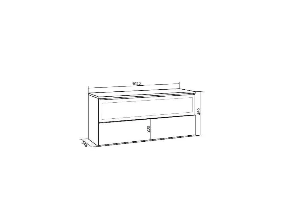 Elektrische Haard Led , 102X45X35Cm, 1 Opening, 1 Deur, Elektrische Haard, Hangend, Cement-Skraut Home Best