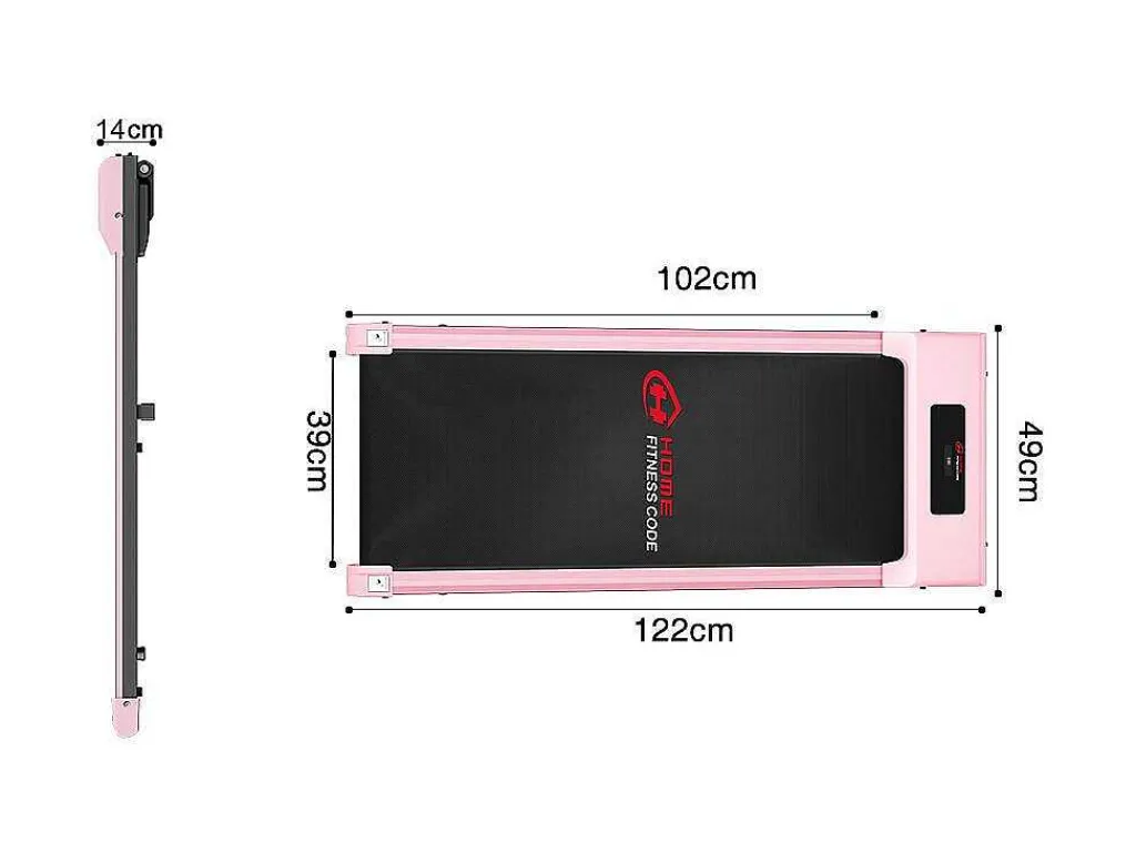 Elektrische Loopband Met Lcd -Display Voor Oefening Van Het Thuiskantoor-Vente-unique