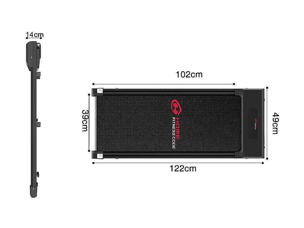 Elektrische Loopband Met Lcd -Display Voor Oefening Van Het Thuiskantoor-Vente-unique Discount