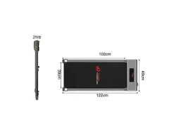 Elektrische Loopband Met Lcd -Display Voor Oefening Van Het Thuiskantoor-Vente-unique Outlet
