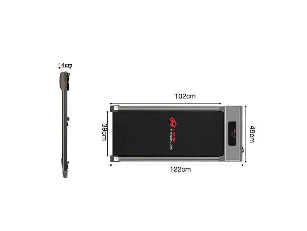 Elektrische Loopband Met Lcd -Display Voor Oefening Van Het Thuiskantoor-Vente-unique Outlet
