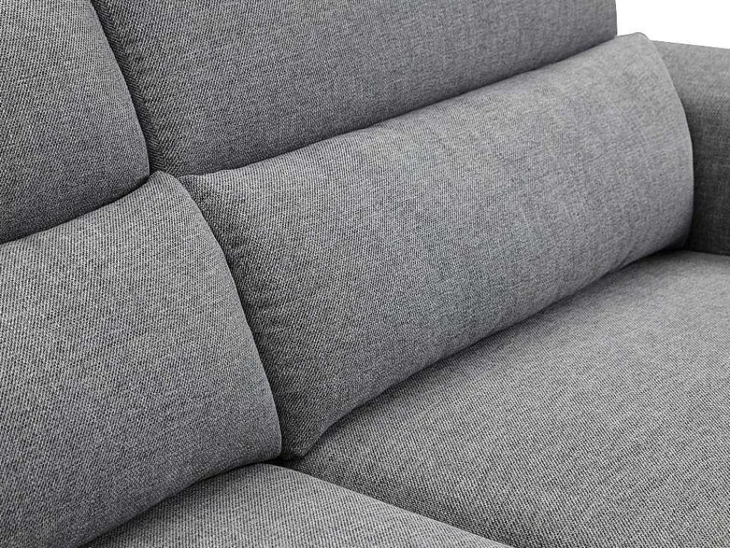 Elektrische Relaxbankstel 3+2 Macari - Stof - Grijs-Vente-unique Hot
