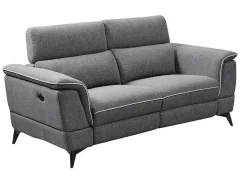 Elektrische Relaxbankstel 3+2 Macari - Stof - Grijs-Vente-unique Hot