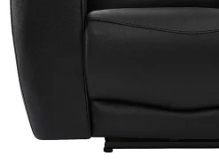 Elektrische Relax-Driezitsbank En -Fauteuil Van Zwart Vaarsleer Damon-Vente-unique Outlet