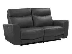 Elektrische Relax-Driezitsbank Van Antracietgrijs Vaarsleer Damon-Vente-unique Clearance