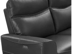 Elektrische Relax-Driezitsbank Van Antracietgrijs Vaarsleer Damon-Vente-unique Clearance