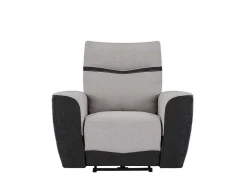Elektrische Relaxfauteuil Van Grijze En Antracietkleurige Stof Damon-Vente-unique Online