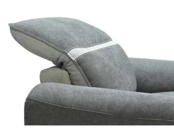Elektrische Relaxfauteuil In Donkergrijze Stof Orietto-Vente-unique Hot