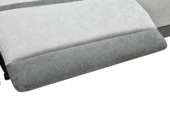 Elektrische Relaxzitbank Met 3 Plaatsen In Lichtgrijze Stof Orietto-Vente-unique Best
